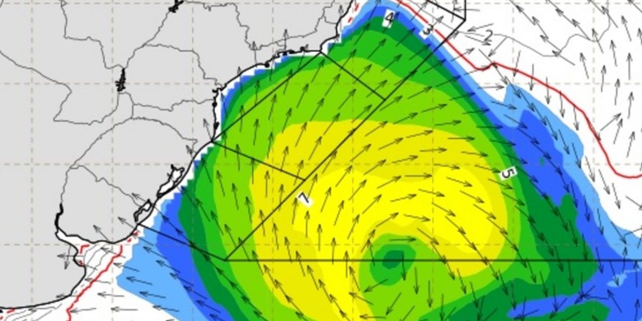 <span class="entry-title-primary">Ciclone pode provocar forte ressaca do mar no litoral brasileiro</span> <h2 class="entry-subtitle">Vento intenso em alto mar associado ao ciclone pode provocar forte ressaca do mar nos litorais do Sul e do Sudeste do Brasil </h2>