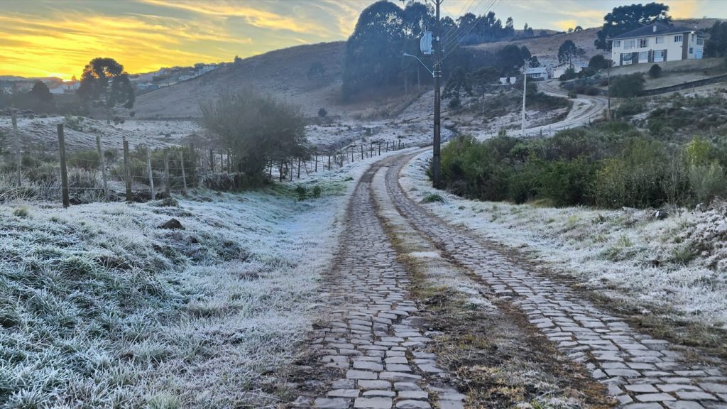 RS registra 10º dia seguido abaixo de zero; SC tem quase -7ºC