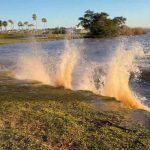 Guaíba sobe em Porto Alegre com chegada de vazão de rios contribuintes