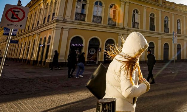 Rio Grande do Sul tem tarde de frio incomum com até 2ºC