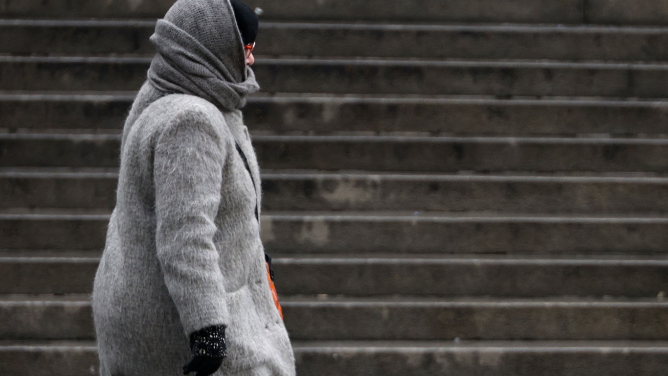 Foto mostra o frio em São Paulo 