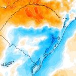 Nuvens baixas provocam dia de enorme contraste de temperatura