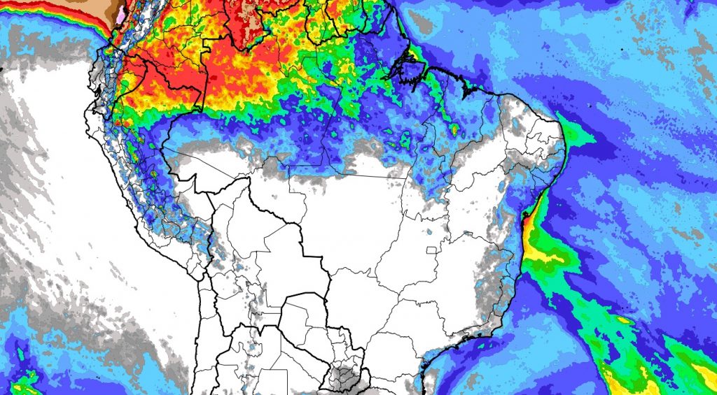 Veja onde mais vai ter chuva no Brasil nesta semana