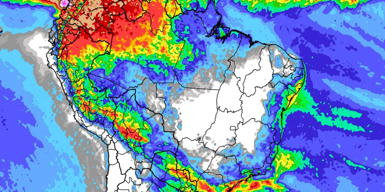 <span class="entry-title-primary">Previsão do tempo: tendência de chuva para dez dias no Brasil</span> <h2 class="entry-subtitle">Veja a previsão detalhada de chuva para o Brasil de Norte a Sul nos próximos dez dias e confira ainda o mapa de precipitação no período</h2>