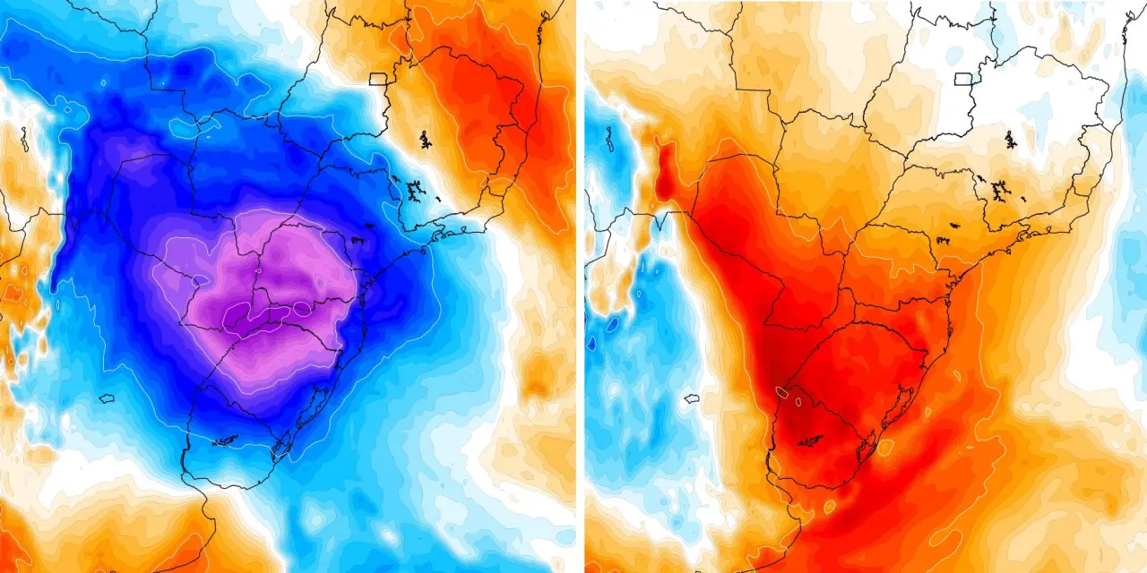<span class="entry-title-primary">Prepare-se para extremos de frio e calor ainda em agosto</span> <h2 class="entry-subtitle">Alternância de massas de ar frio e ingresso de ar quente traz extremos de temperatura baixa e alta com frio e calor no Centro-Sul do Brasil </h2>