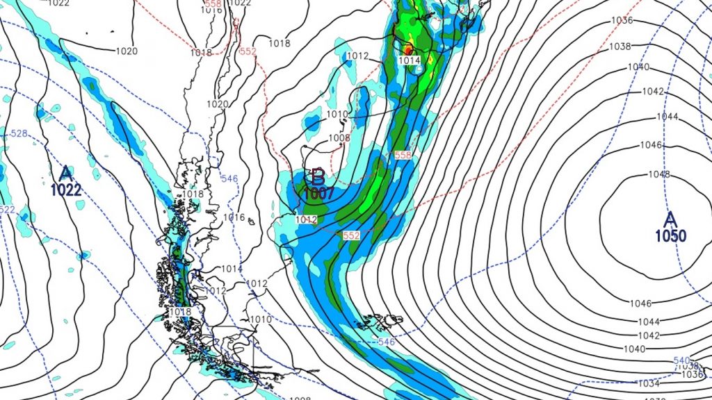 Centro de alta pressão excepcional e raro pode se formar no Atlântico Sul
