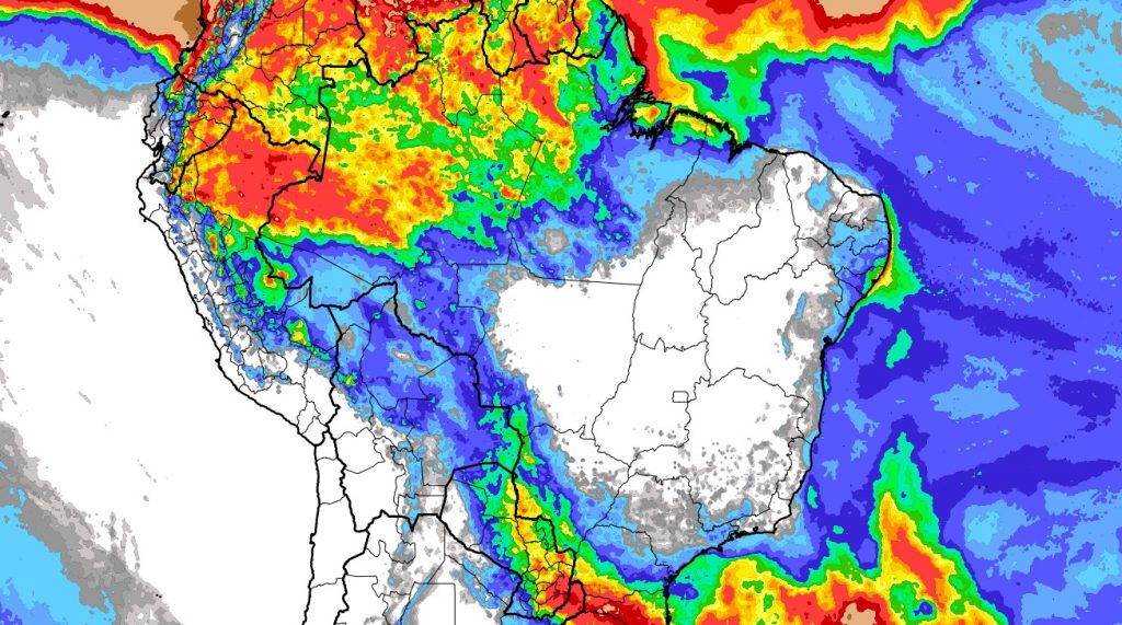 Veja onde mais vai ter chuva no Brasil nesta semana