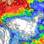 Previsão do tempo: tendência de chuva para dez dias no Brasil