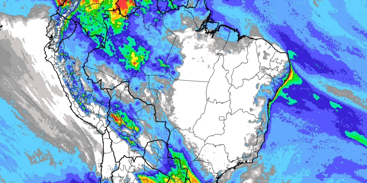 <span class="entry-title-primary">Veja onde mais vai ter chuva no Brasil nesta semana</span> <h2 class="entry-subtitle">Confira a previsão da MetSul com mapa sobre a chuva no Brasil nesta semana e saiba onde mais deve chover no país</h2>