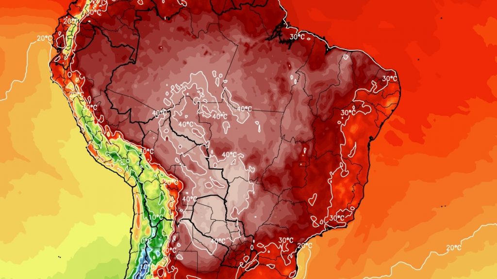 Massa de ar quente ganha força e calor excessivo atingirá vários estados