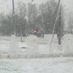 Tempestade de granizo por baixa segregada cobre de gelo cidade do Paraná