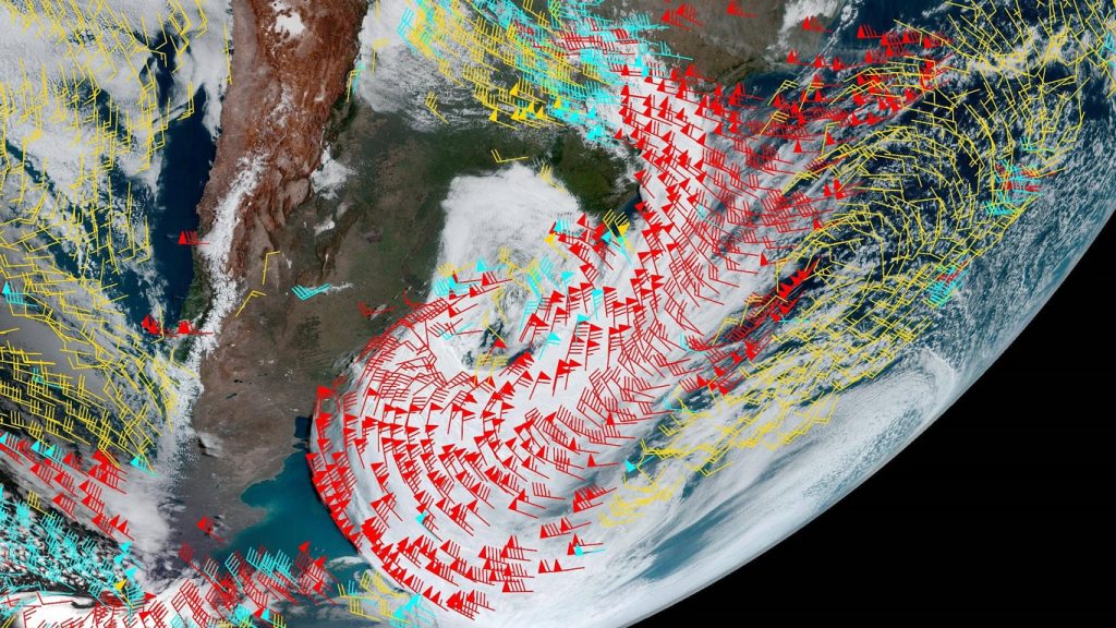 Ciclone provoca vento acima de 100 km/h no RS e SC; veja os números