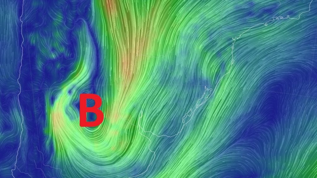 Ciclone se forma na Argentina neste fim de semana e trará vento