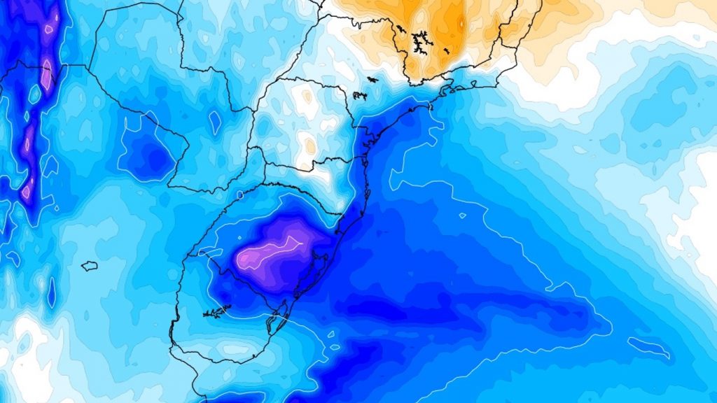 Nova massa de ar frio chega amanhã e vai prolongar a onda de frio
