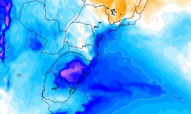 Nova massa de ar frio chega amanhã e vai prolongar a onda de frio
