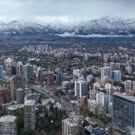 Frio que chega trouxe maior neve em Santiago do Chile desde 2017