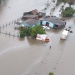 Veja em fotos a enchente que atinge o Sul do Rio Grande do Sul