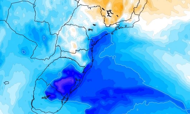 Vento e queda de temperatura acompanham chegada de reforço de ar frio