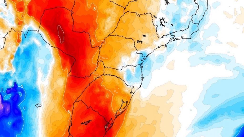 Corrente de jato trará virada de mês com ingresso de ar quente