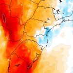 Corrente de jato trará virada de mês com ingresso de ar quente