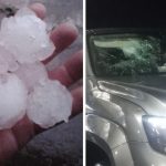 Granizo destrutivo atinge a Argentina e há risco no Sul do Brasil