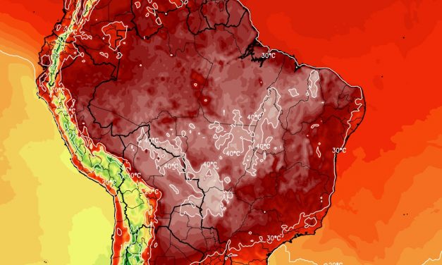 Calor perto e acima de 40ºC atinge 10 estados, vai piorar e chegará a 43ºC