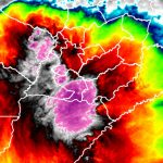 Primeiro sistema de tempestades conhecido como CCM da primavera