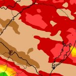 Chuva frequente trará altos volumes no Sul nesta primeira metade do mês