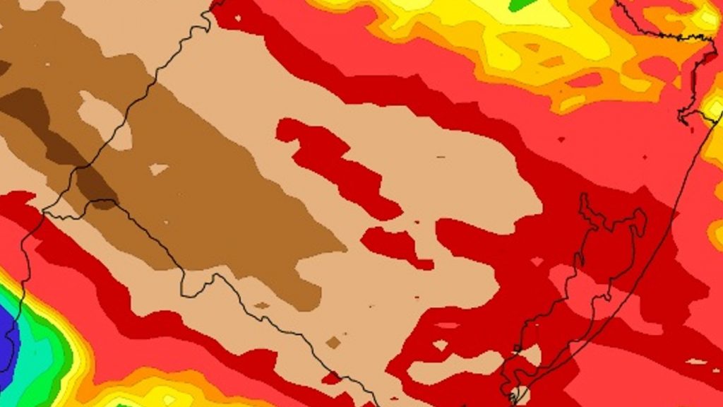 Chuva volumosa a caminho: veja as últimas projeções de volumes