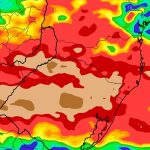 Chuva volumosa atingirá o Sul do Brasil na virada da estação
