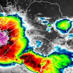 Chuva, raios e granizo nas últimas horas de setembro
