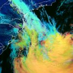 Ciclone provoca vento acima de 80 km/h no Sul do Brasil