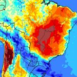 Outubro começa com chuva e extremos de calor e secura no Brasil