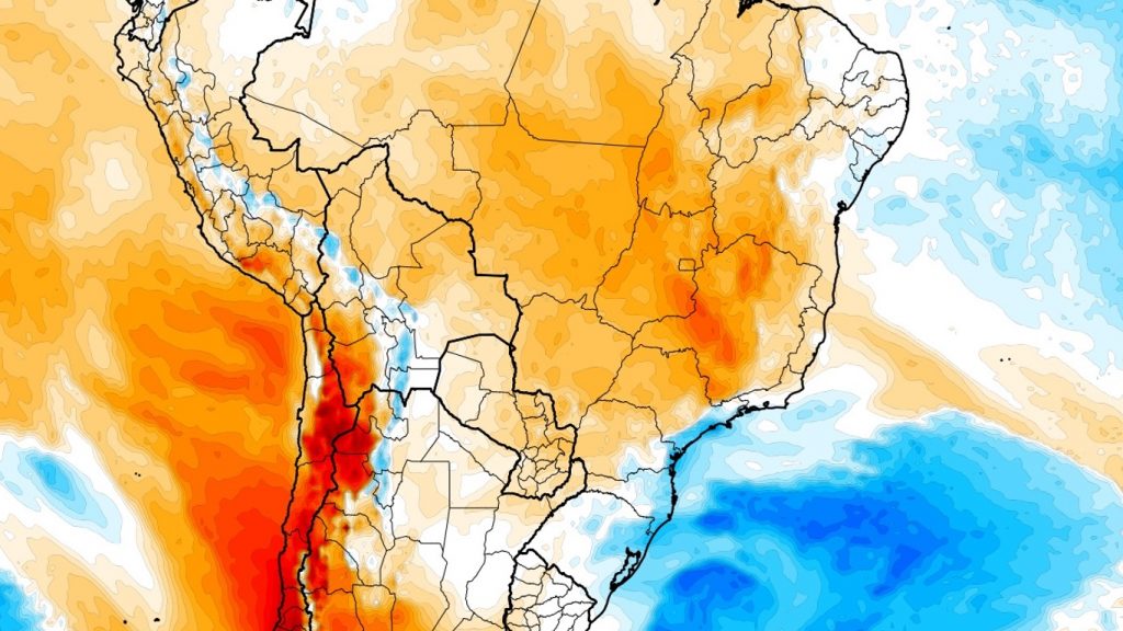 Semana termina com extremos de frio abaixo de zero e calor de até 43ºC