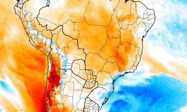 Semana termina com extremos de frio abaixo de zero e calor de até 43ºC