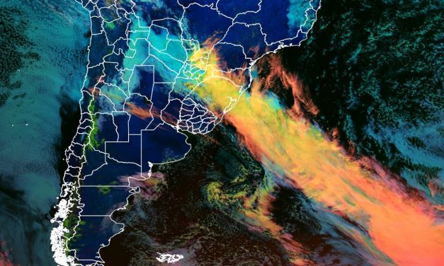 Frente fria avança pelo Sul, traz chuva forte e vai alcançar São Paulo