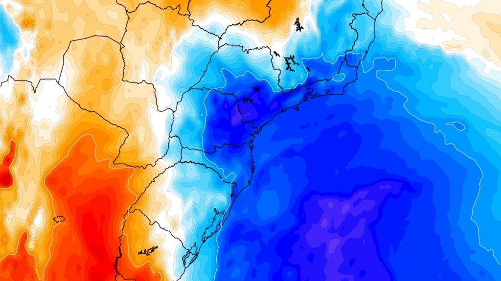 Duas frentes frias vão mexer com o tempo no Brasil nesta semana