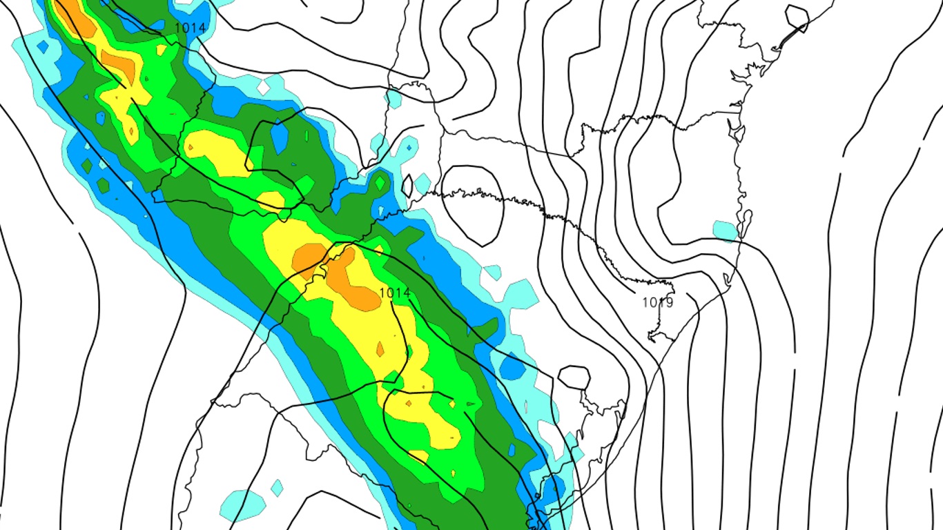 <span class="entry-title-primary">Frente fria vai trazer nova mudança do tempo em cinco estados</span> <h2 class="entry-subtitle">Frente fria vai começar a avançar pelo Sul do Brasil neste fim de semana e vai provocar uma nova mudança do tempo </h2>