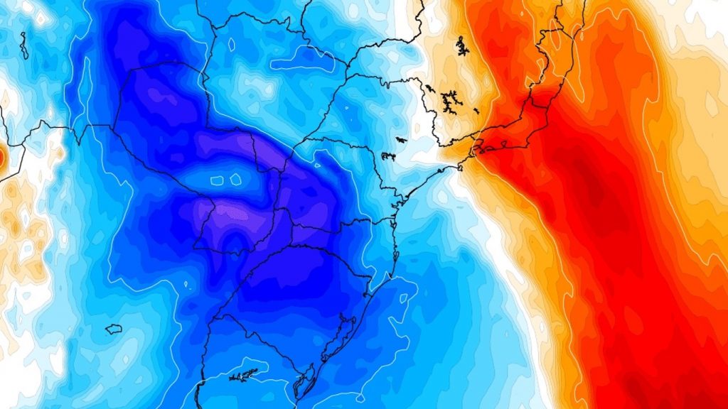 Massa de ar frio abrangente vai prolongar o inverno e trazer geada tardia