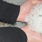 Granizo atinge o interior gaúcho e haverá novos temporais