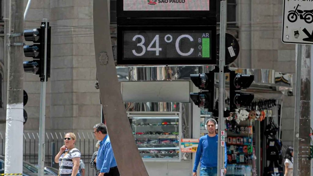 São Paulo terá calor escaldante de até 40ºC antes de fortes temporais