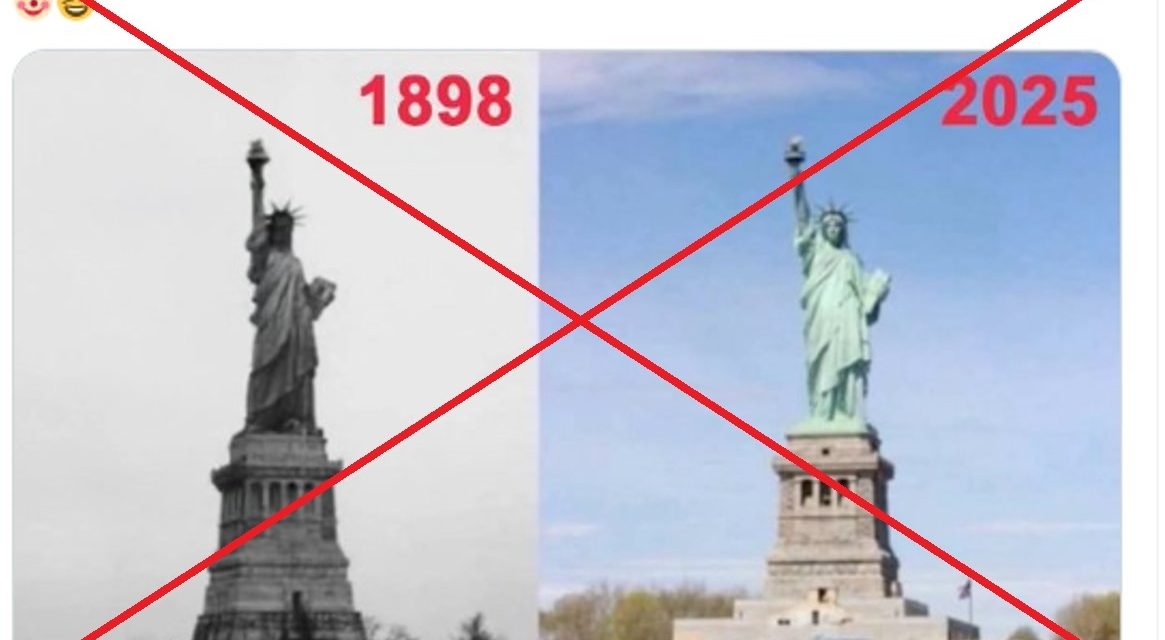 <span class="entry-title-primary">Verificamos: é mentira que os níveis dos oceanos não estão subindo</span> <h2 class="entry-subtitle">Comparação de fotos da Estátua da Liberdade tiradas com 127 anos iludem e não provam que níveis dos oceanos não estariam subindo </h2>