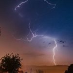 Frente fria, chuva forte, raios, temporais isolados e a volta do frio