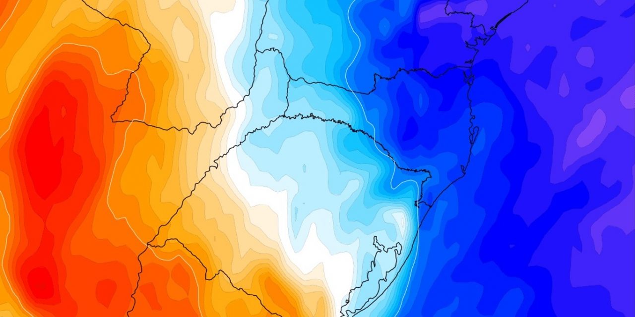 <span class="entry-title-primary">Contraste térmico trará vento forte no Sul do Brasil típico da primavera</span> <h2 class="entry-subtitle">Contraste térmico entre massas de ar quente e frio provocará rajadas de vento do quadrante Leste nos três estados do Sul </h2>
