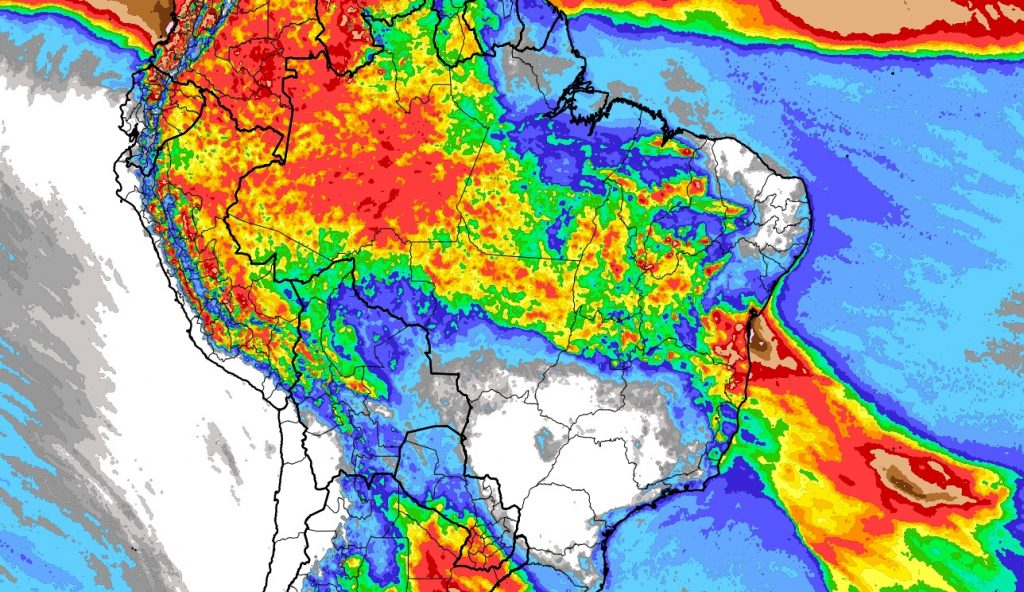 Veja onde mais vai ter chuva no Brasil nesta semana