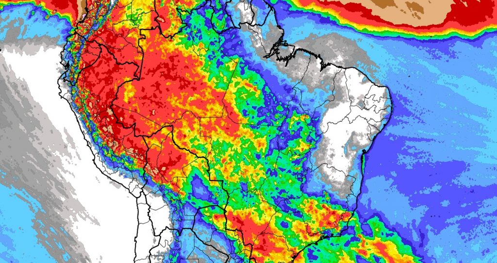 Veja onde mais vai ter chuva no Brasil nesta semana