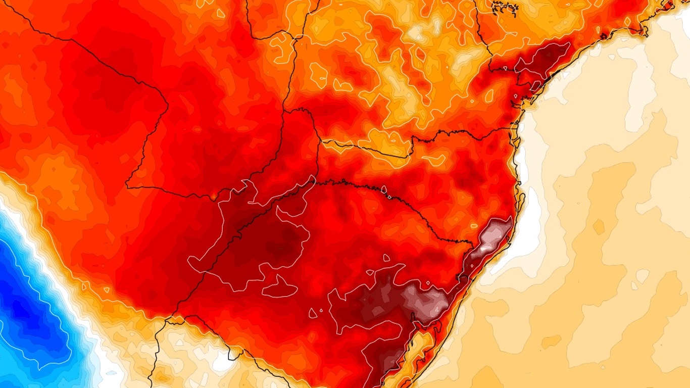 <span class="entry-title-primary">Ar quente trará calor típico do auge do verão no fim de semana</span> <h2 class="entry-subtitle">Massa de ar muito quente toma conta do Sul do Brasil no fim de semana e trará um domingo muito quente no Rio Grande do Sul </h2>
