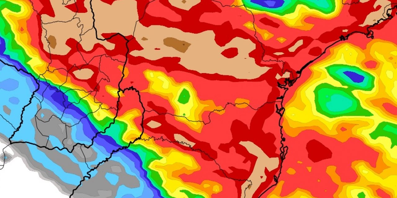 <span  volumosa vai atingir o Sul do Brasil na semana; veja os volumes e áreas atingidas</span> <h2  persistente com chuva frequente vai provocar altos volumes nesta semana de precipitação no Sul do Brasil </h2>
