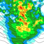Baixa pressão traz grande mudança do tempo hoje com chuva e temporais