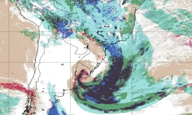 Ciclone vai provocar chuva forte, vento e tempestades em vários estados